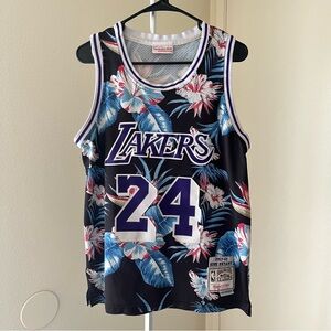 Mitchell & Ness Los Angeles Lakers Kobe Bryant 2007-08 Floral #24 Jersey Size S